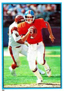 1985 Topps - Yearbooks Coming Soon Stickers #24 John Elway Front