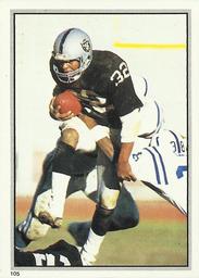 1985 Topps - Yearbooks Coming Soon Stickers #105 Marcus Allen Front