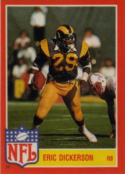 1985 Topps - Glossy NFL Stars #2 Eric Dickerson Front