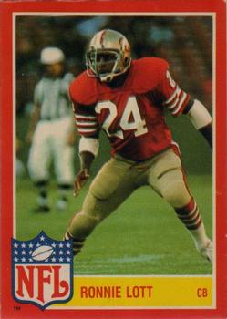 1985 Topps - Glossy NFL Stars #5 Ronnie Lott Front