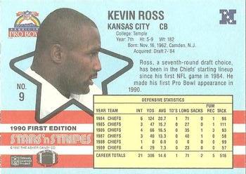 1990 Asher Candy Stars 'n Stripes #9 Kevin Ross Back