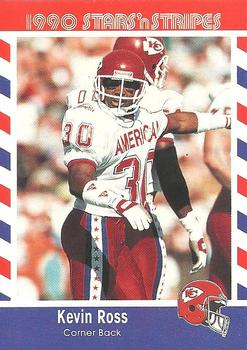 1990 Asher Candy Stars 'n Stripes #9 Kevin Ross Front