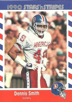 1990 Asher Candy Stars 'n Stripes #14 Dennis Smith Front