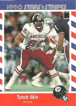 1990 Asher Candy Stars 'n Stripes #21 Tunch Ilkin Front