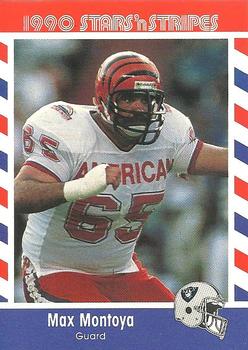 1990 Asher Candy Stars 'n Stripes #23 Max Montoya Front