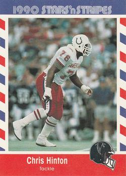 1990 Asher Candy Stars 'n Stripes #28 Chris Hinton Front