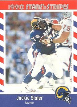 1990 Asher Candy Stars 'n Stripes #69 Jackie Slater Front
