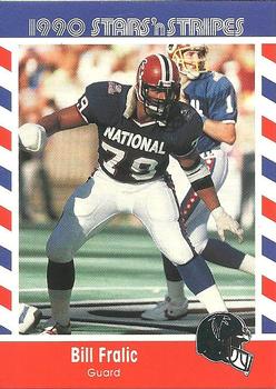 1990 Asher Candy Stars 'n Stripes #70 Bill Fralic Front