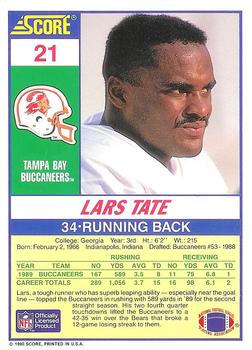 1990 Score 100 Hottest #21 Lars Tate Back