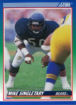 1990 Score 100 Hottest #44 Mike Singletary Front
