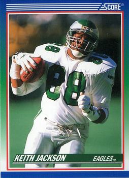 1990 Score 100 Hottest #46 Keith Jackson Front