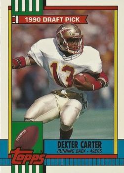 1990 Topps - Collector's Edition (Tiffany) #6 Dexter Carter Front