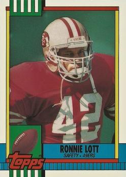 1990 Topps - Collector's Edition (Tiffany) #9 Ronnie Lott Front