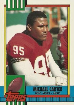 1990 Topps - Collector's Edition (Tiffany) #19 Michael Carter Front