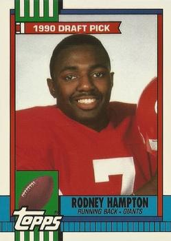 1990 Topps - Collector's Edition (Tiffany) #48 Rodney Hampton Front