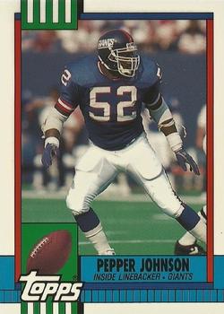 1990 Topps - Collector's Edition (Tiffany) #54 Pepper Johnson Front