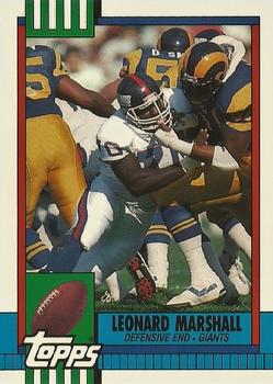1990 Topps - Collector's Edition (Tiffany) #55 Leonard Marshall Front