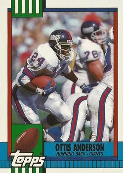1990 Topps - Collector's Edition (Tiffany) #59 Ottis Anderson Front