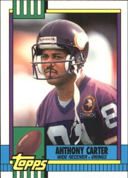 1990 Topps - Collector's Edition (Tiffany) #115 Anthony Carter Front