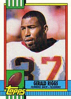 1990 Topps - Collector's Edition (Tiffany) #122 Gerald Riggs Front