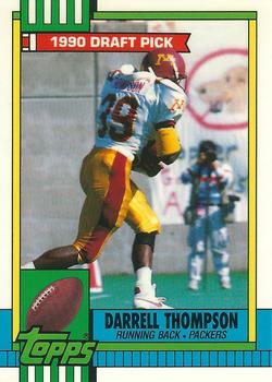 1990 Topps - Collector's Edition (Tiffany) #155 Darrell Thompson Front