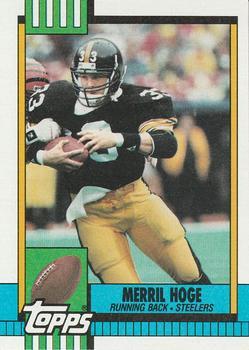 1990 Topps - Collector's Edition (Tiffany) #185 Merril Hoge Front