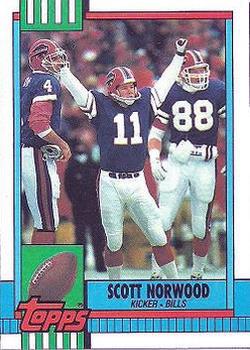 1990 Topps - Collector's Edition (Tiffany) #203 Scott Norwood Front