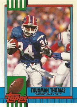 1990 Topps - Collector's Edition (Tiffany) #206 Thurman Thomas Front
