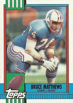 1990 Topps - Collector's Edition (Tiffany) #215 Bruce Matthews Front