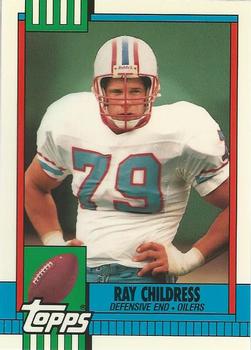 1990 Topps - Collector's Edition (Tiffany) #218 Ray Childress Front