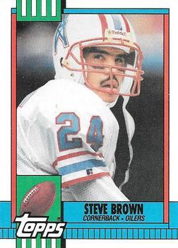 1990 Topps - Collector's Edition (Tiffany) #219 Steve Brown Front