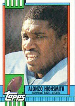 1990 Topps - Collector's Edition (Tiffany) #220 Alonzo Highsmith Front