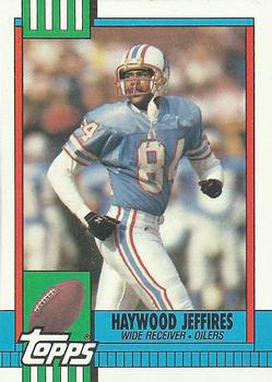 1990 Topps - Collector's Edition (Tiffany) #225 Haywood Jeffires Front
