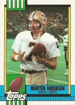 1990 Topps - Collector's Edition (Tiffany) #245 Morten Andersen Front
