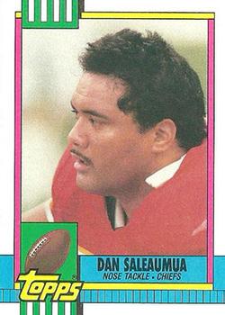 1990 Topps - Collector's Edition (Tiffany) #249 Dan Saleaumua Front