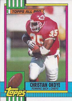 1990 Topps - Collector's Edition (Tiffany) #253 Christian Okoye Front