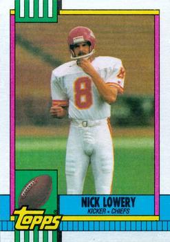 1990 Topps - Collector's Edition (Tiffany) #255 Nick Lowery Front