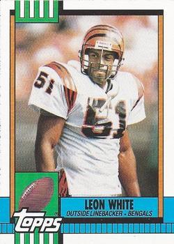 1990 Topps - Collector's Edition (Tiffany) #267 Leon White Front