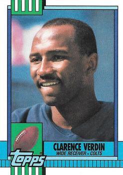 1990 Topps - Collector's Edition (Tiffany) #307 Clarence Verdin Front