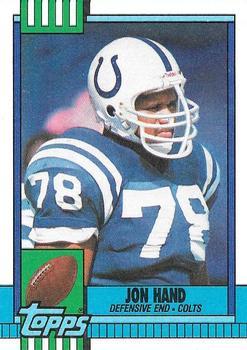 1990 Topps - Collector's Edition (Tiffany) #308 Jon Hand Front