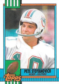 1990 Topps - Collector's Edition (Tiffany) #320 Pete Stoyanovich Front