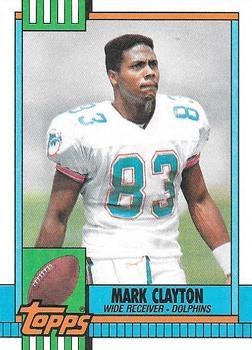 1990 Topps - Collector's Edition (Tiffany) #328 Mark Clayton Front