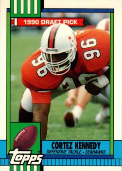1990 Topps - Collector's Edition (Tiffany) #334 Cortez Kennedy Front