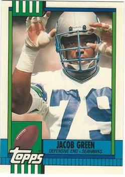 1990 Topps - Collector's Edition (Tiffany) #344 Jacob Green Front