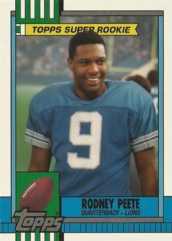 1990 Topps - Collector's Edition (Tiffany) #351 Rodney Peete Front