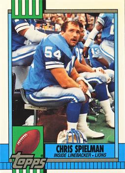 1990 Topps - Collector's Edition (Tiffany) #353 Chris Spielman Front