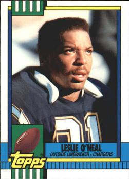 1990 Topps - Collector's Edition (Tiffany) #386 Leslie O'Neal Front
