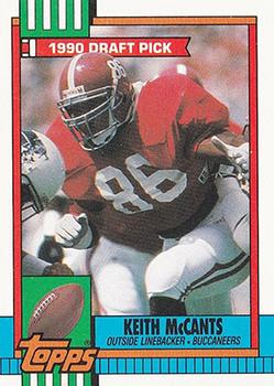 1990 Topps - Collector's Edition (Tiffany) #399 Keith McCants Front