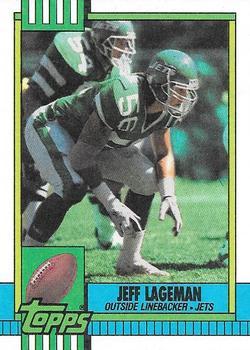 1990 Topps - Collector's Edition (Tiffany) #449 Jeff Lageman Front