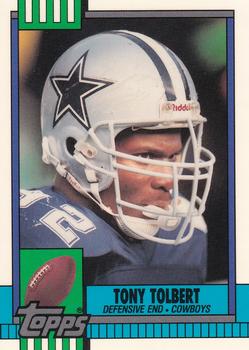 1990 Topps - Collector's Edition (Tiffany) #484 Tony Tolbert Front